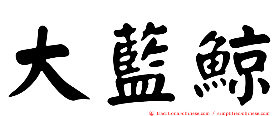 大藍鯨