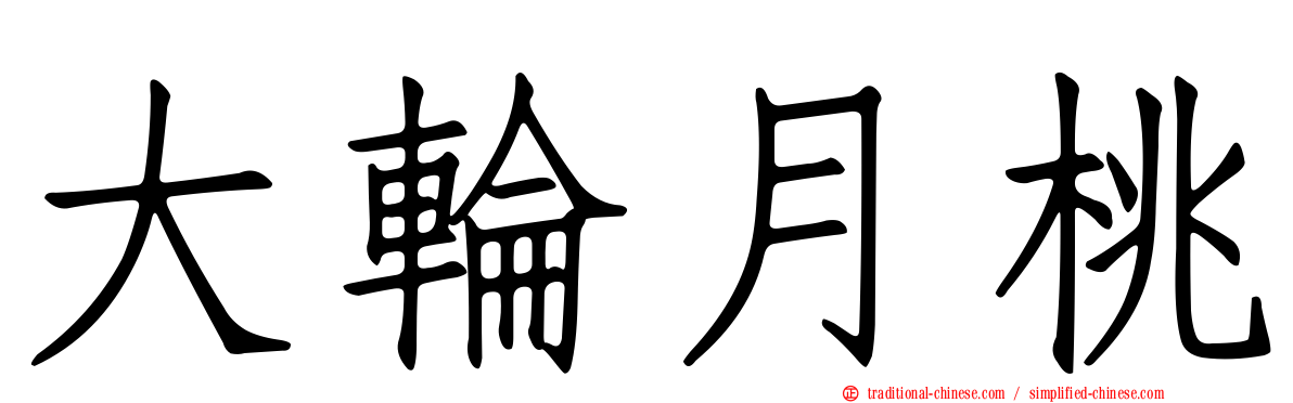 大輪月桃