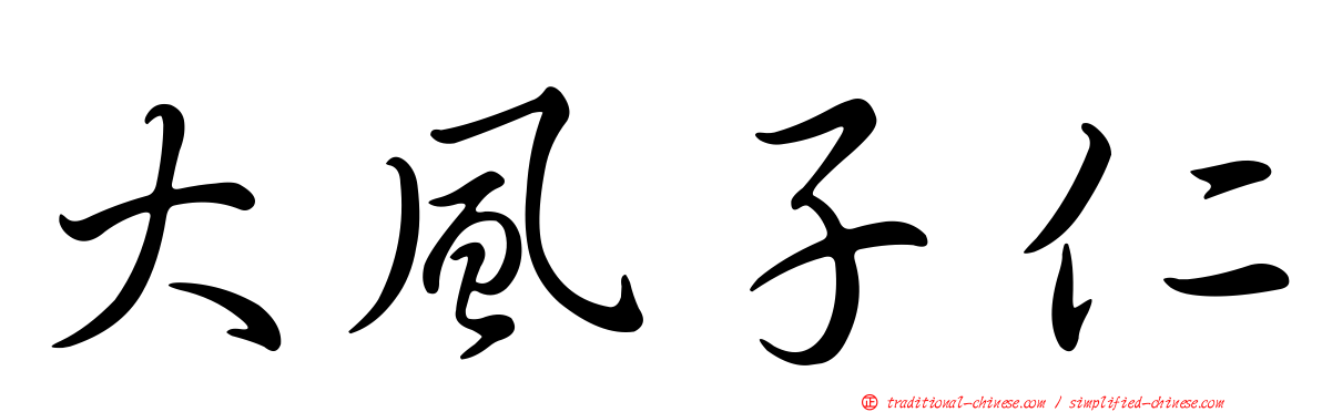 大風子仁