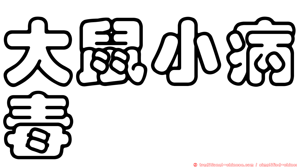 大鼠小病毒