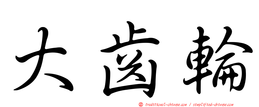 大齒輪