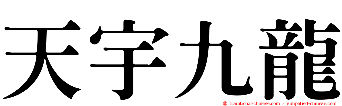 天宇九龍