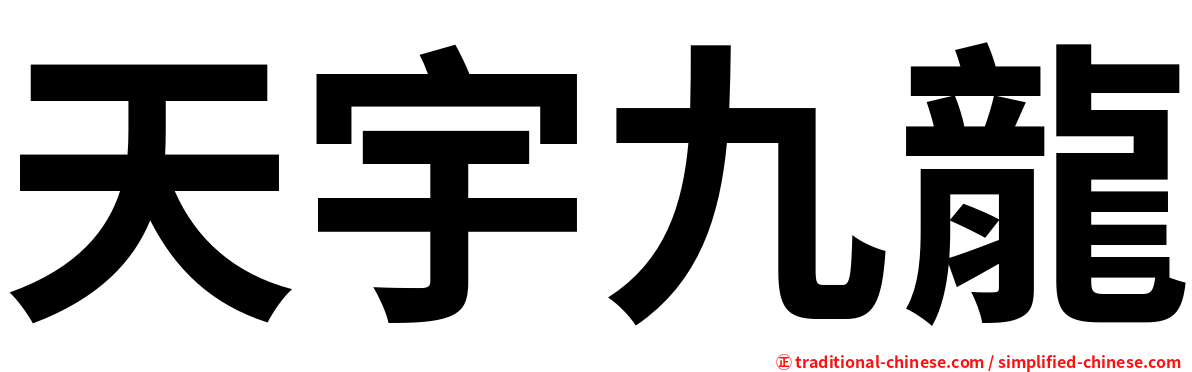 天宇九龍