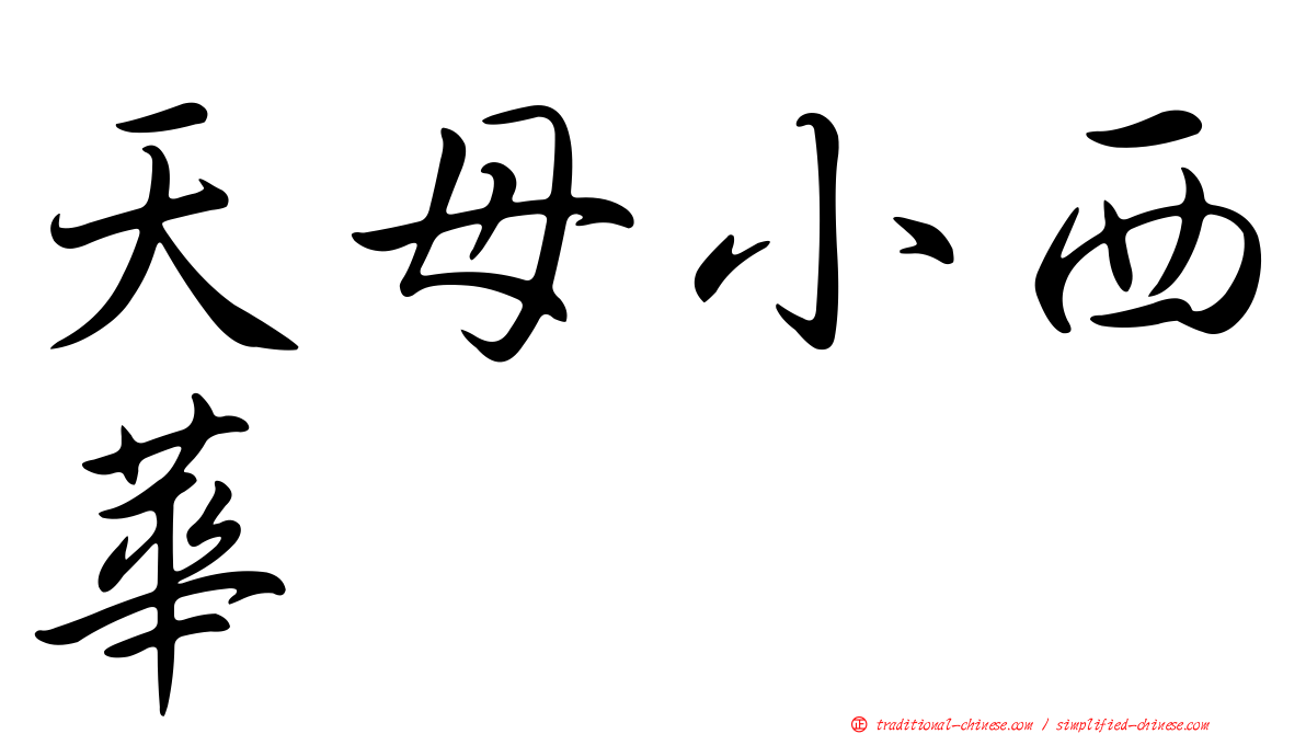 天母小西華