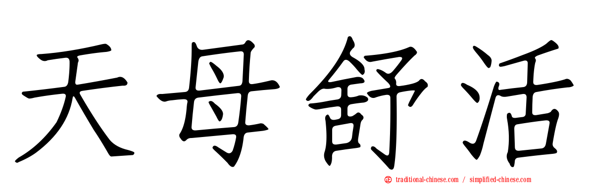 天母舒活