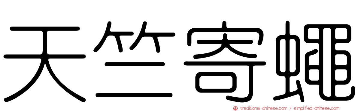 天竺寄蠅