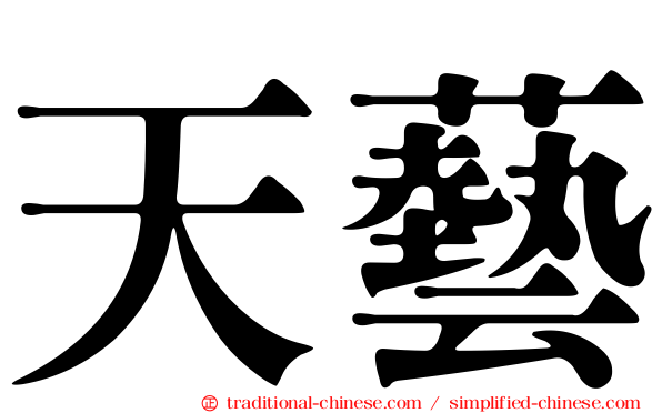 天藝