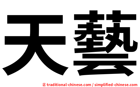 天藝