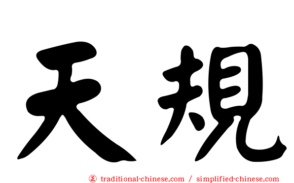 天規