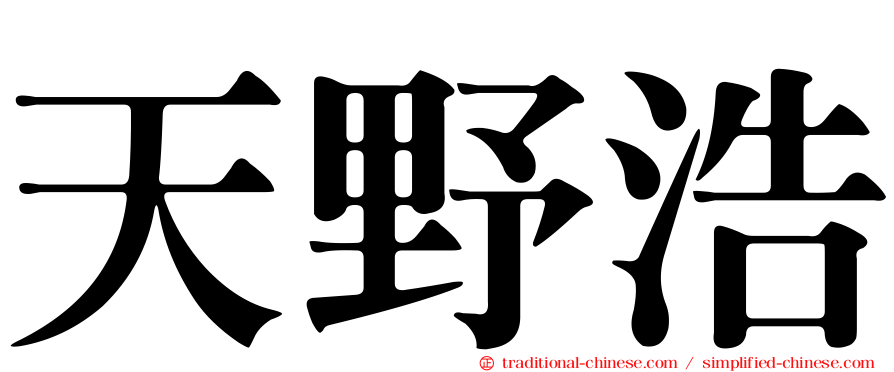 天野浩