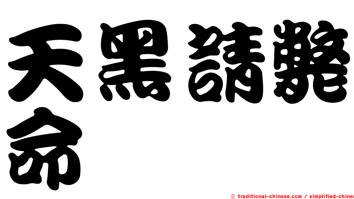 天黑請斃命