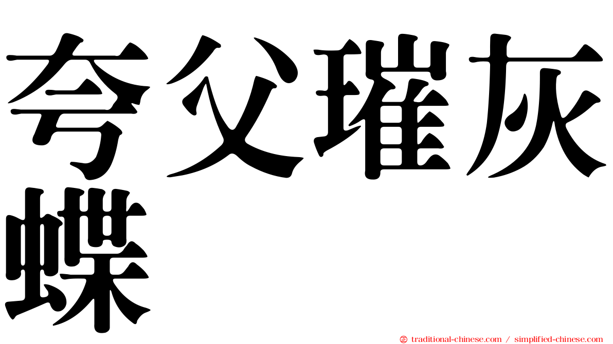 夸父璀灰蝶