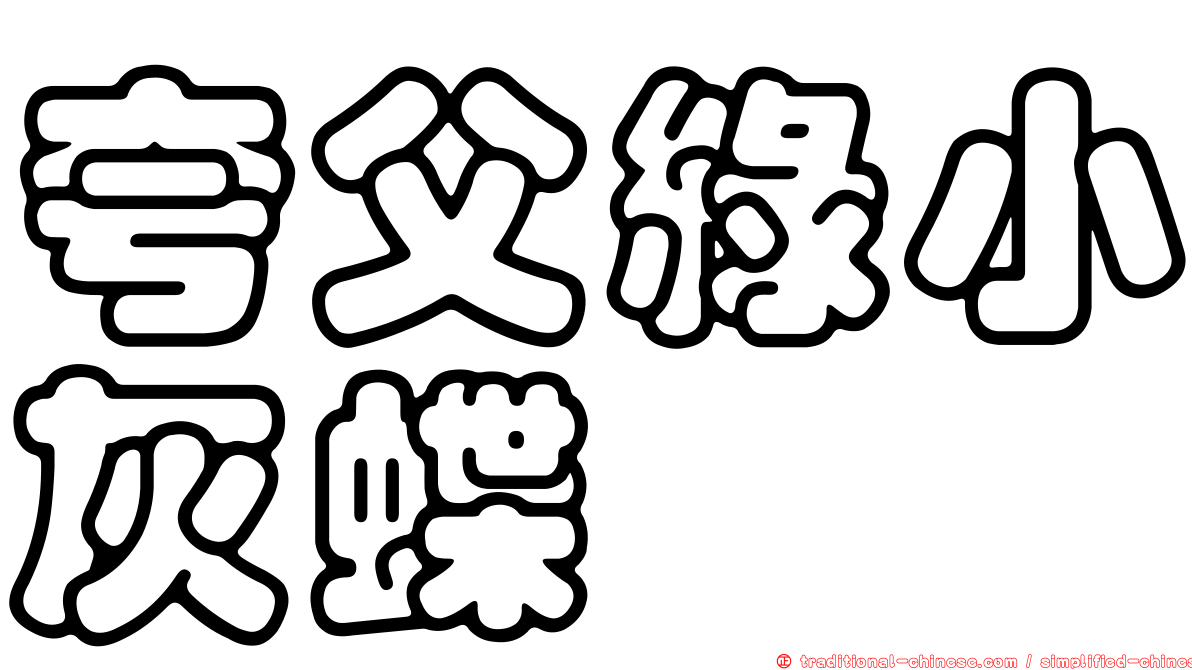 夸父綠小灰蝶