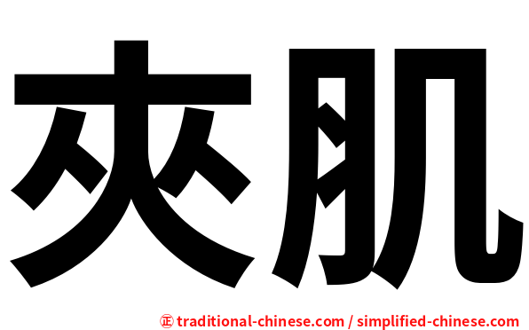 夾肌