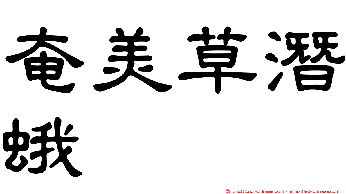 奄美草潛蛾