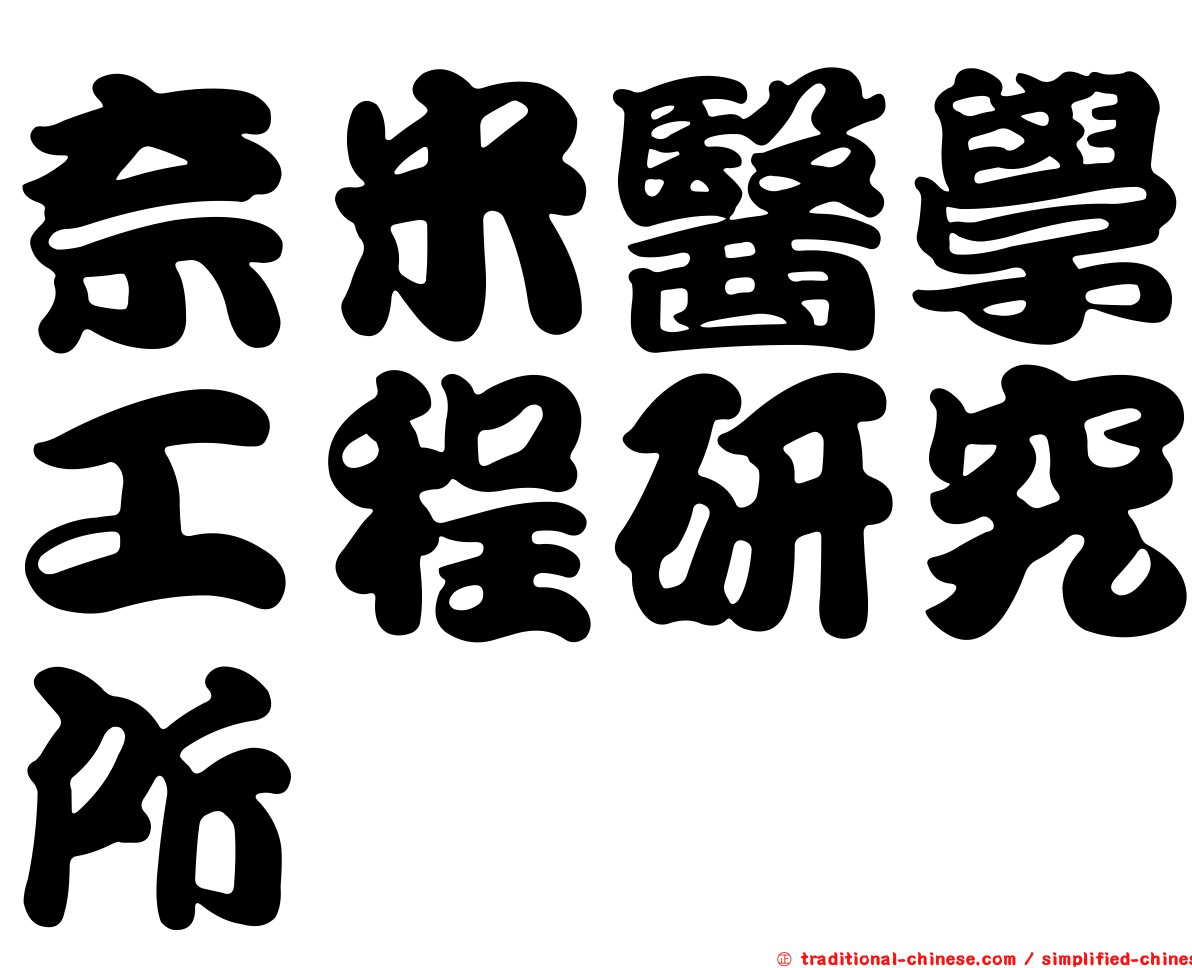奈米醫學工程研究所