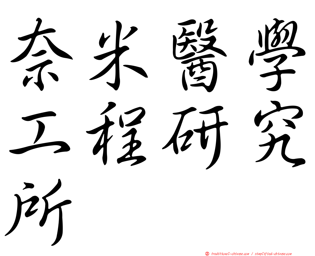 奈米醫學工程研究所