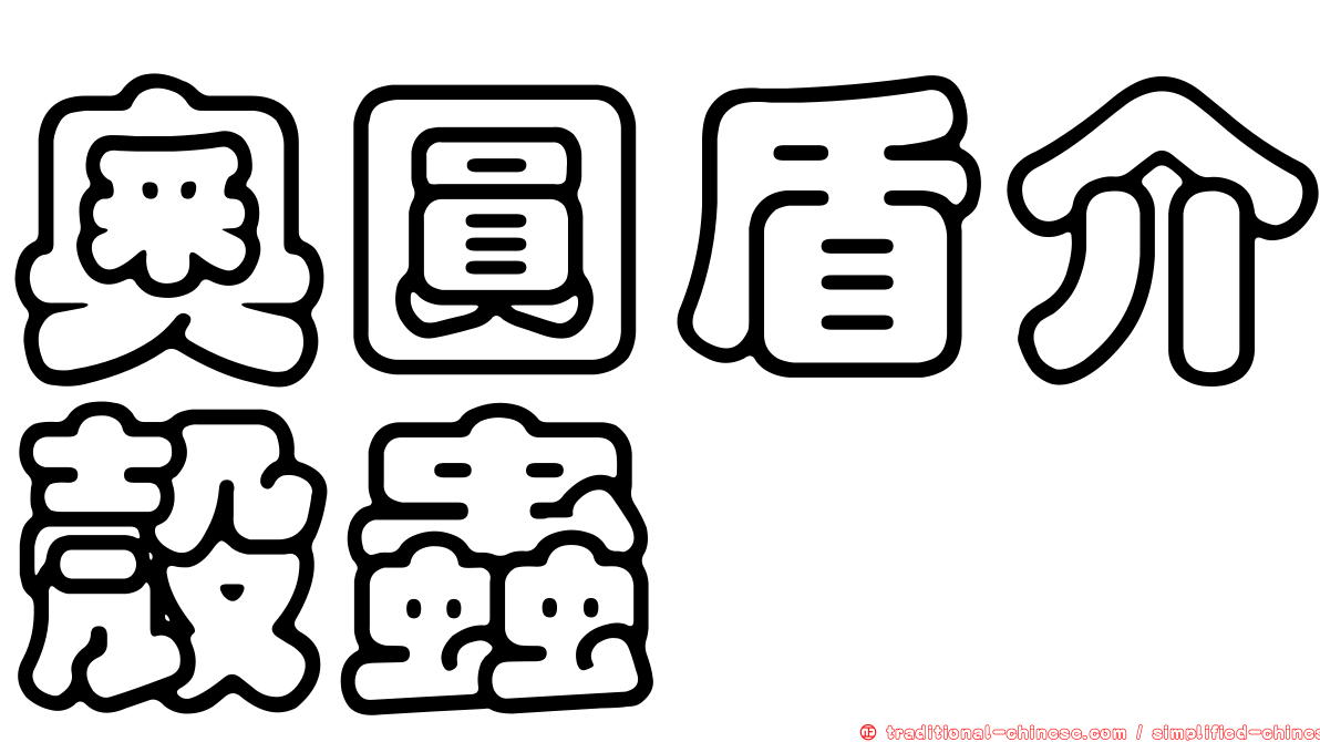 奧圓盾介殼蟲