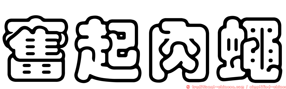 奮起肉蠅