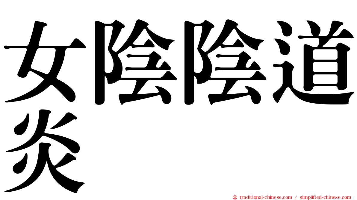 女陰陰道炎