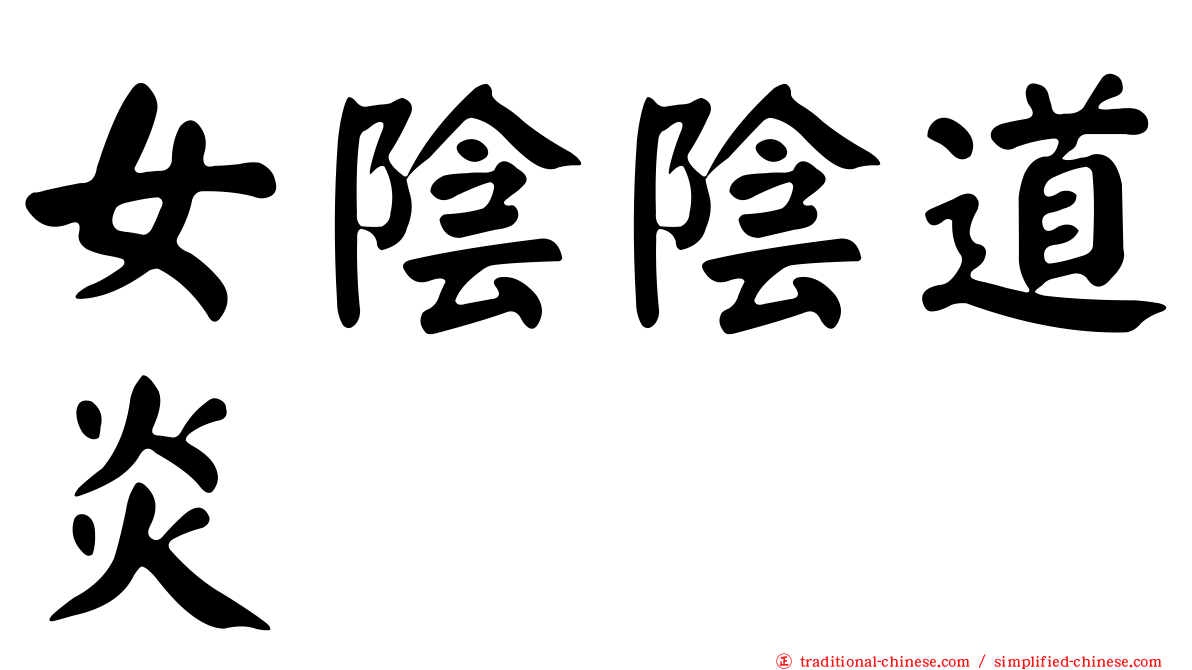 女陰陰道炎