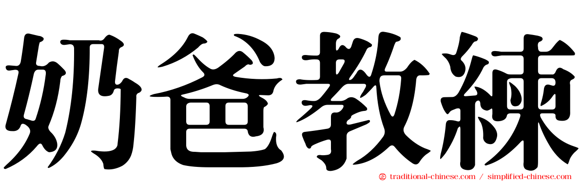 奶爸教練