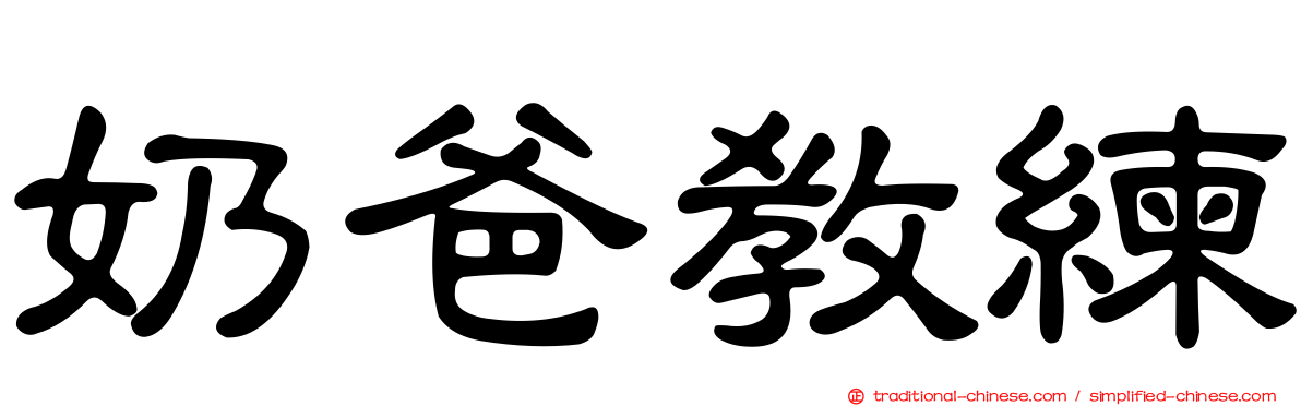 奶爸教練