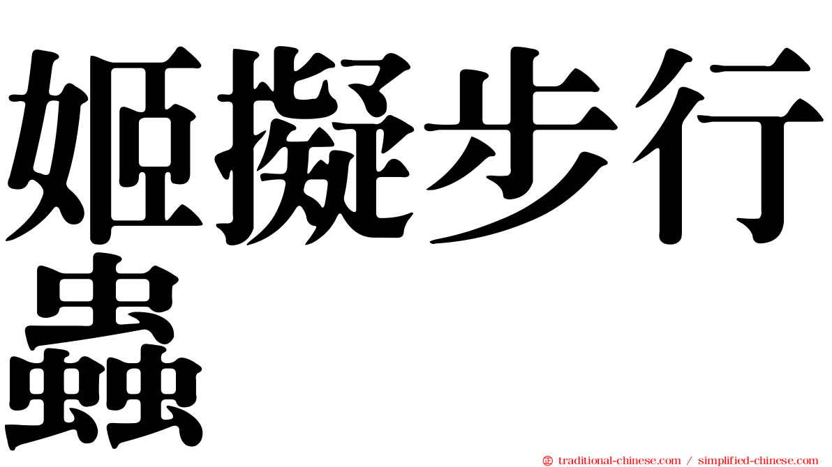 姬擬步行蟲