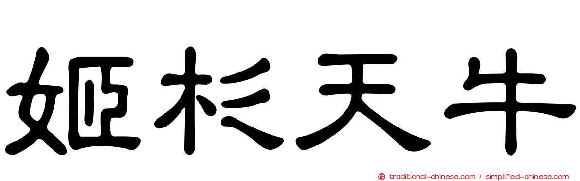 姬杉天牛