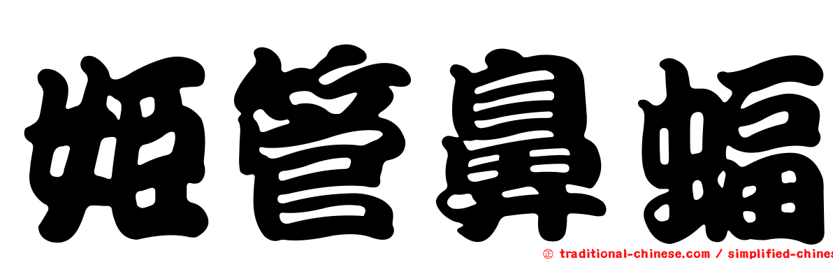 姬管鼻蝠