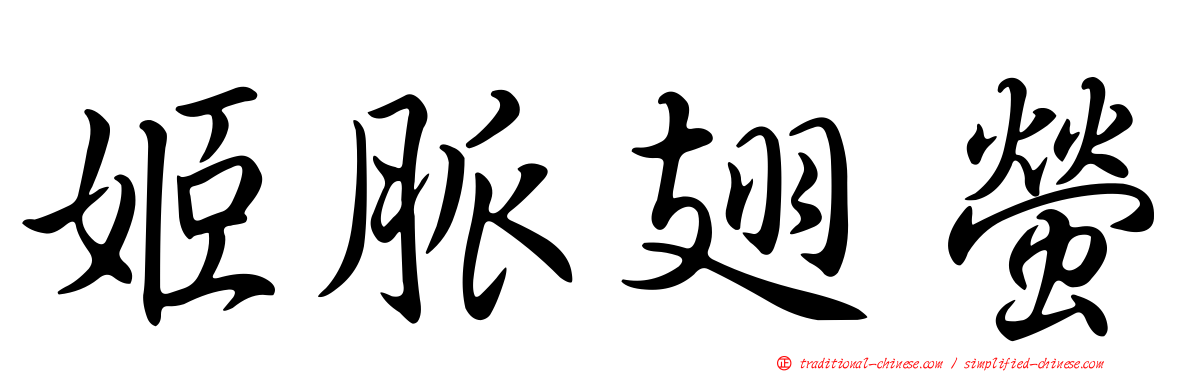 姬脈翅螢