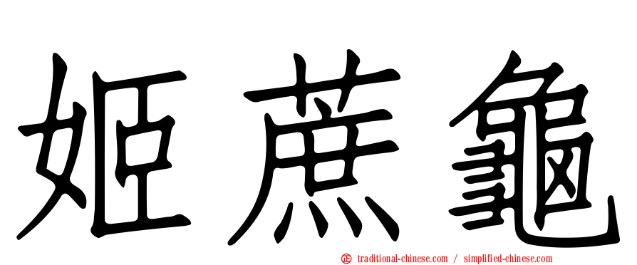 姬蔗龜