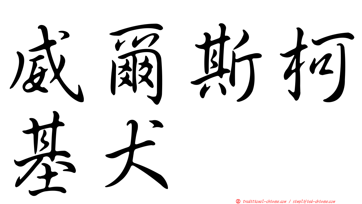 威爾斯柯基犬