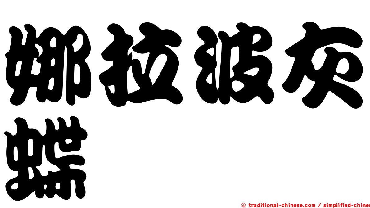 娜拉波灰蝶