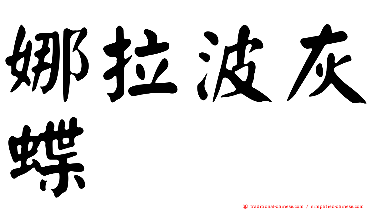 娜拉波灰蝶