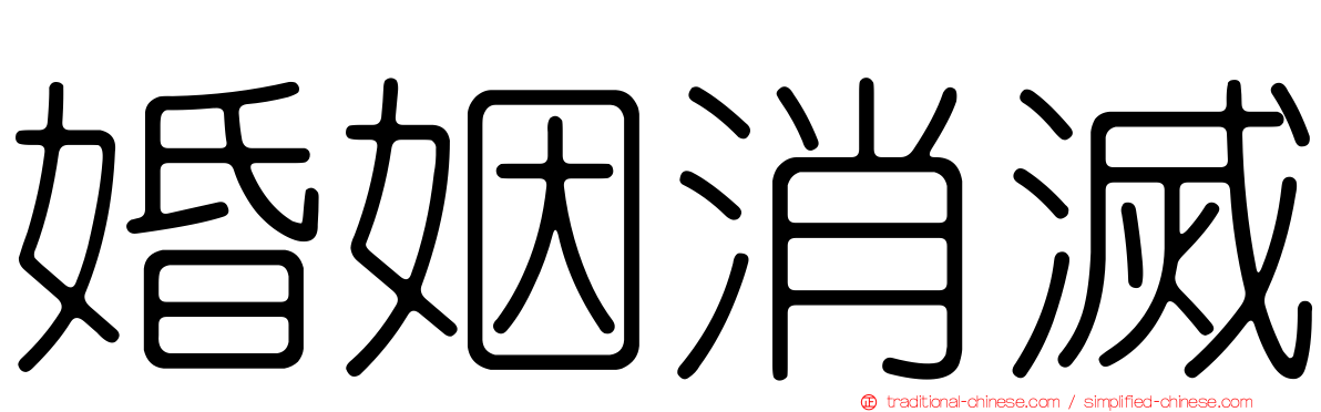 婚姻消滅