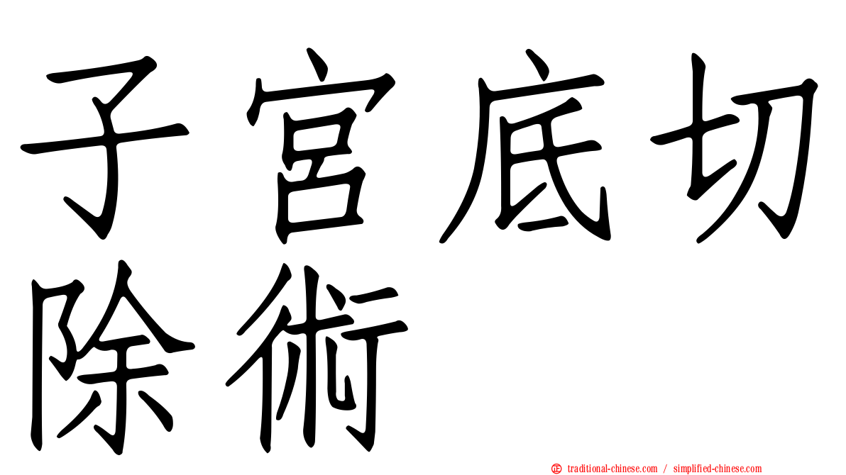 子宮底切除術