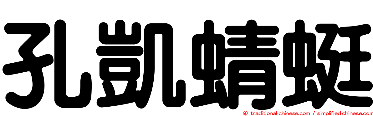 孔凱蜻蜓