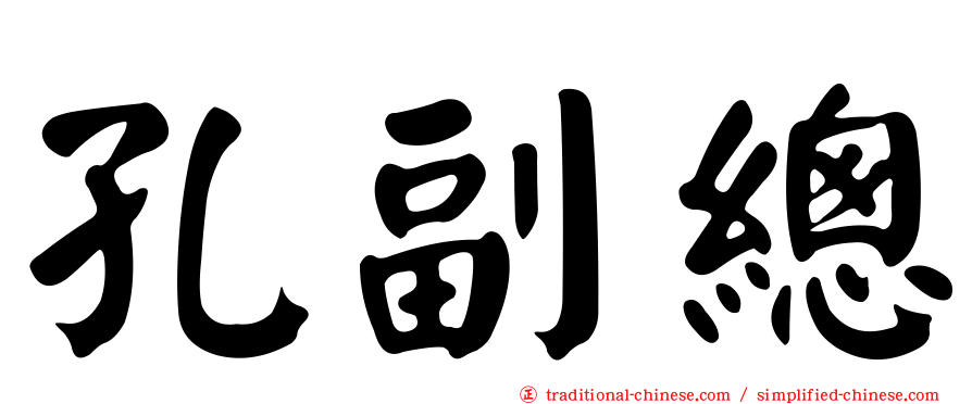 孔副總