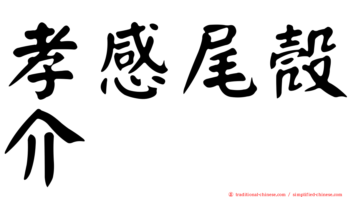 孝感尾殼介