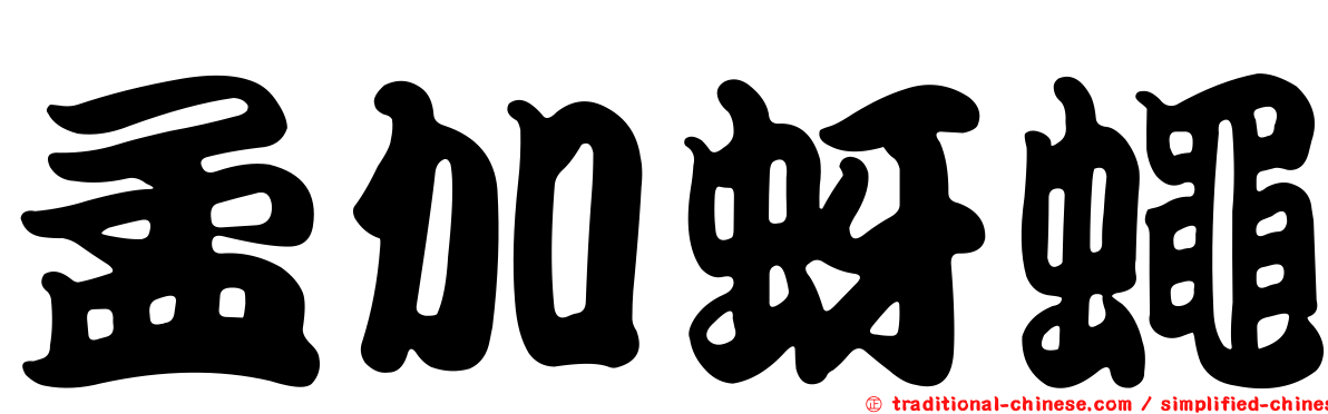 孟加蚜蠅