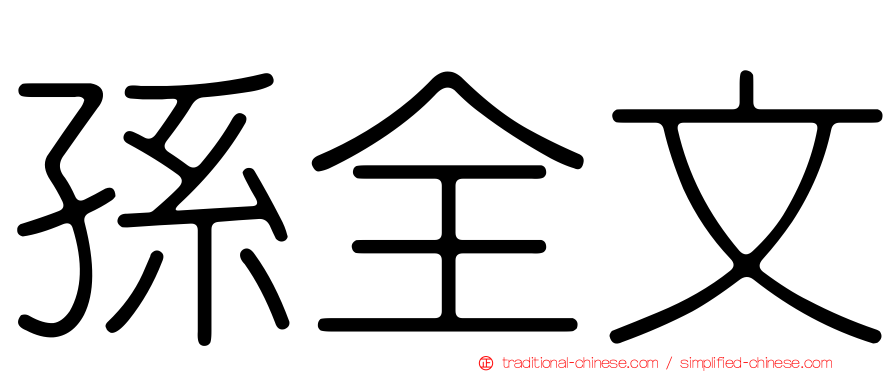孫全文