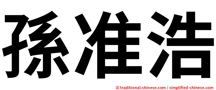 孫准浩