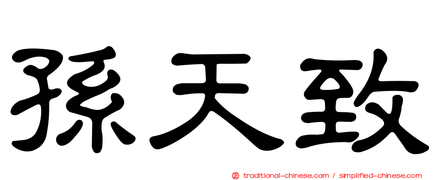 孫天致