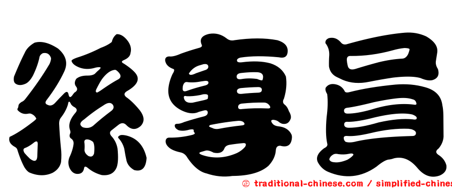 孫專員