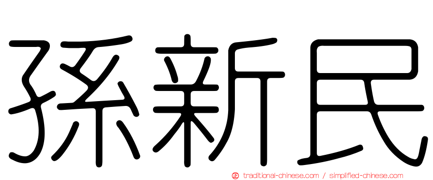 孫新民