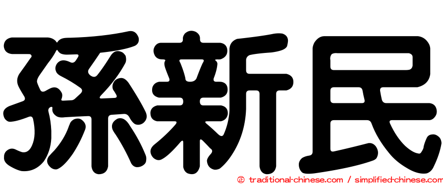 孫新民