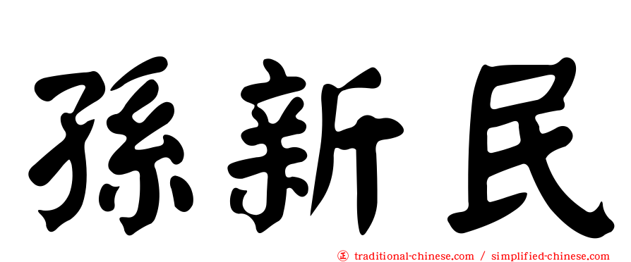 孫新民
