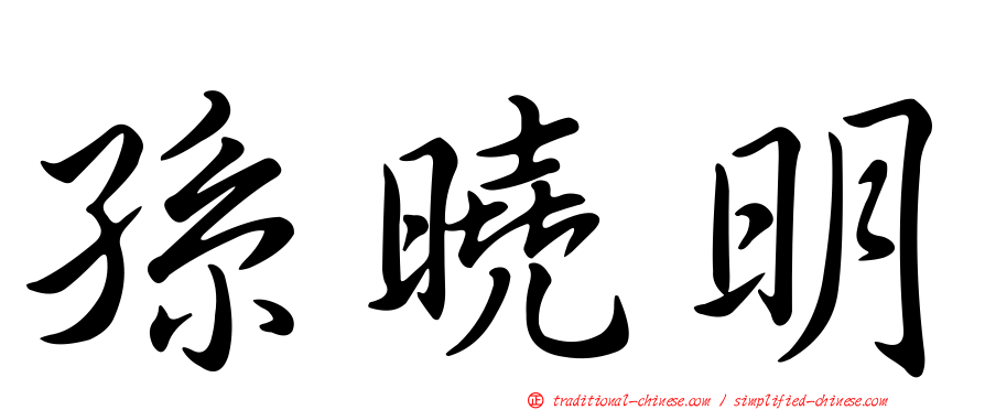 孫曉明