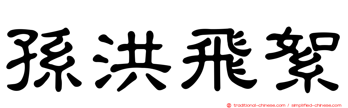 孫洪飛絮